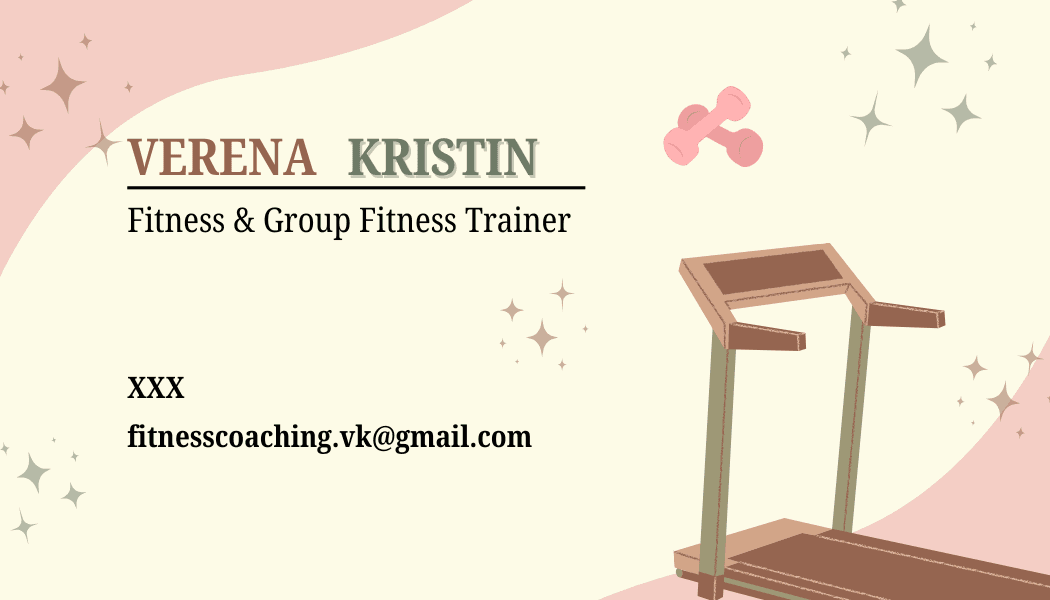 Verena Kristin - Fitness & Group Fitness Trainer